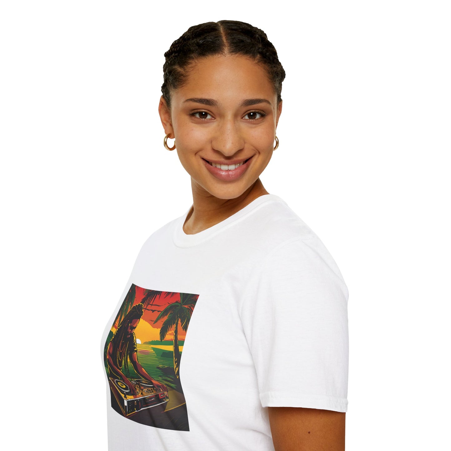 Reggae DJ Beach Unisex T-Shirt