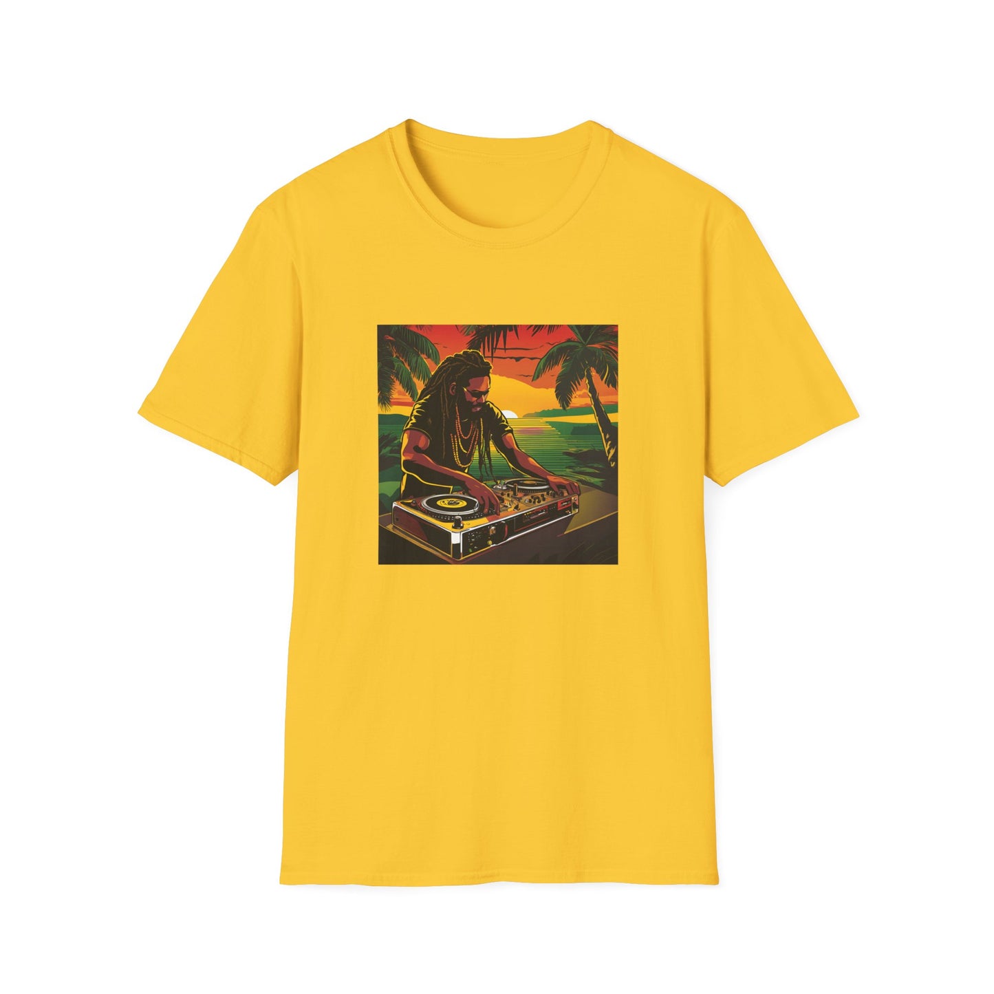 Reggae DJ Beach Unisex T-Shirt