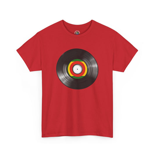Vinyl Record Tee — Retro Music Record Graphic T-Shirt