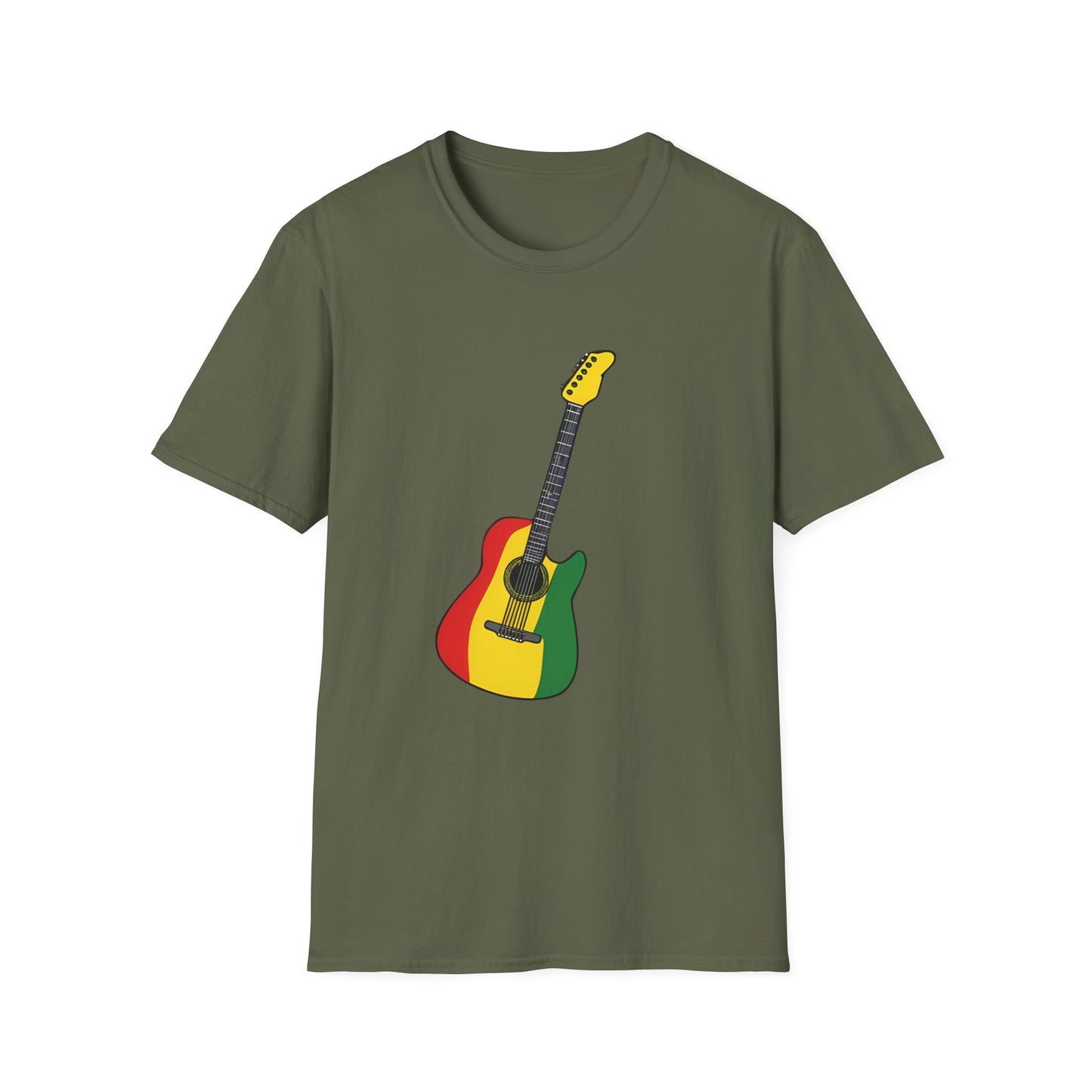 Reggae Guitar T-Shirt | Unisex Softstyle