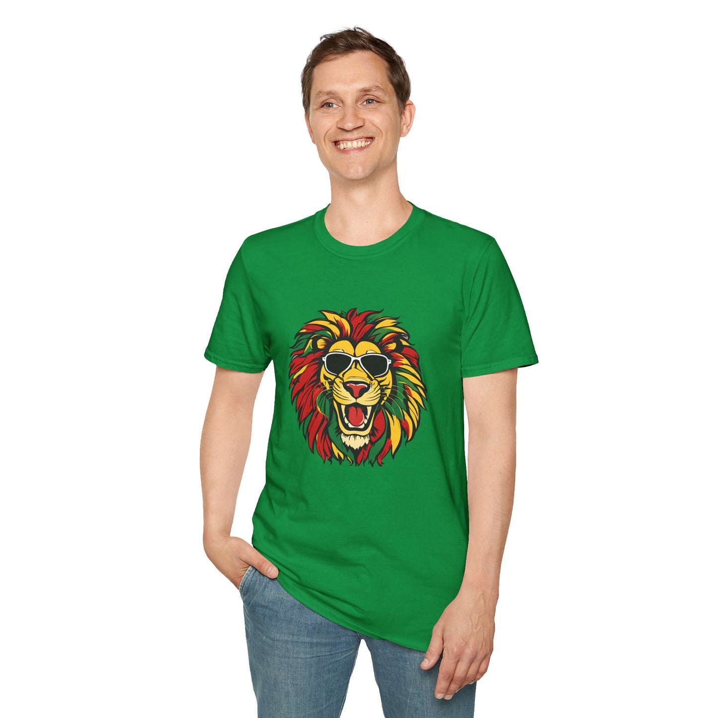 Reggae Lion T-Shirt | Unisex Softstyle