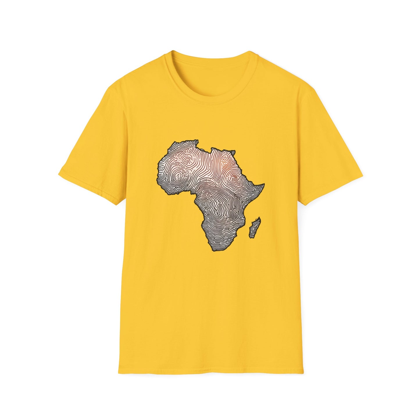 T-Shirt Fingerprint Africa | Unisex Softstyle