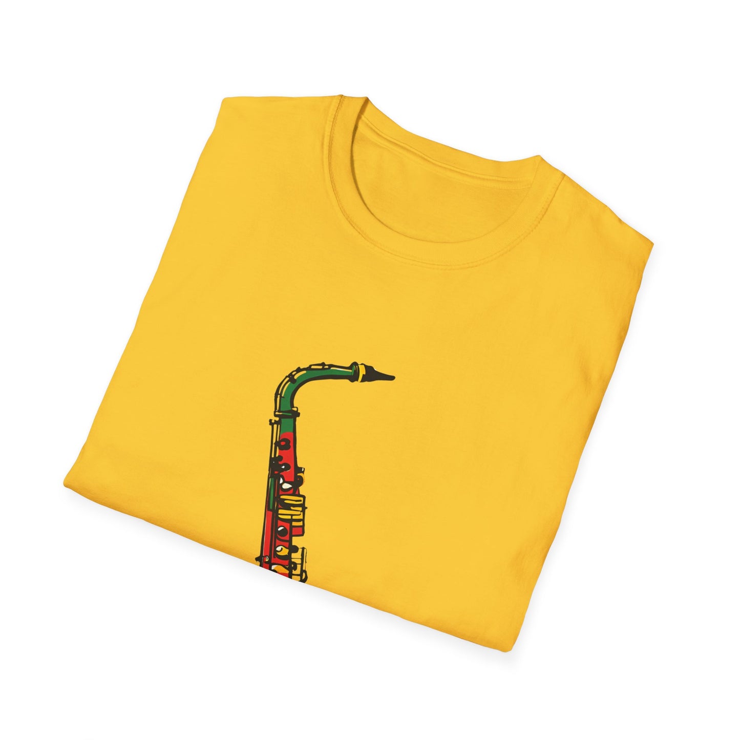 Reggae Saxophone T-Shirt | Unisex Softstyle