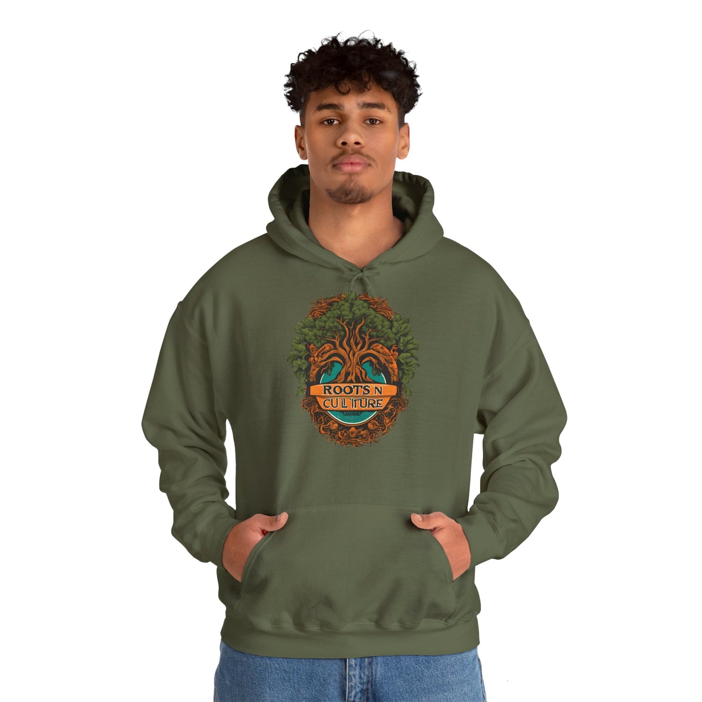 Roots & Culture Hooded Sweatshirt - Unisex Heavy Blend™