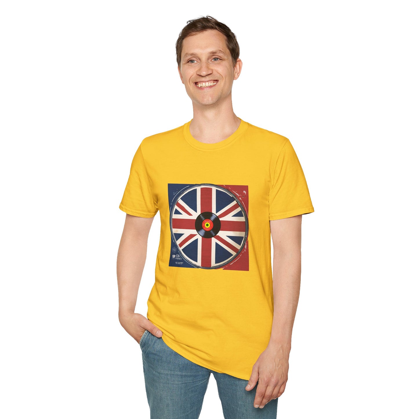 Reggae Vinyl UK T-Shirt | Unisex Softstyle