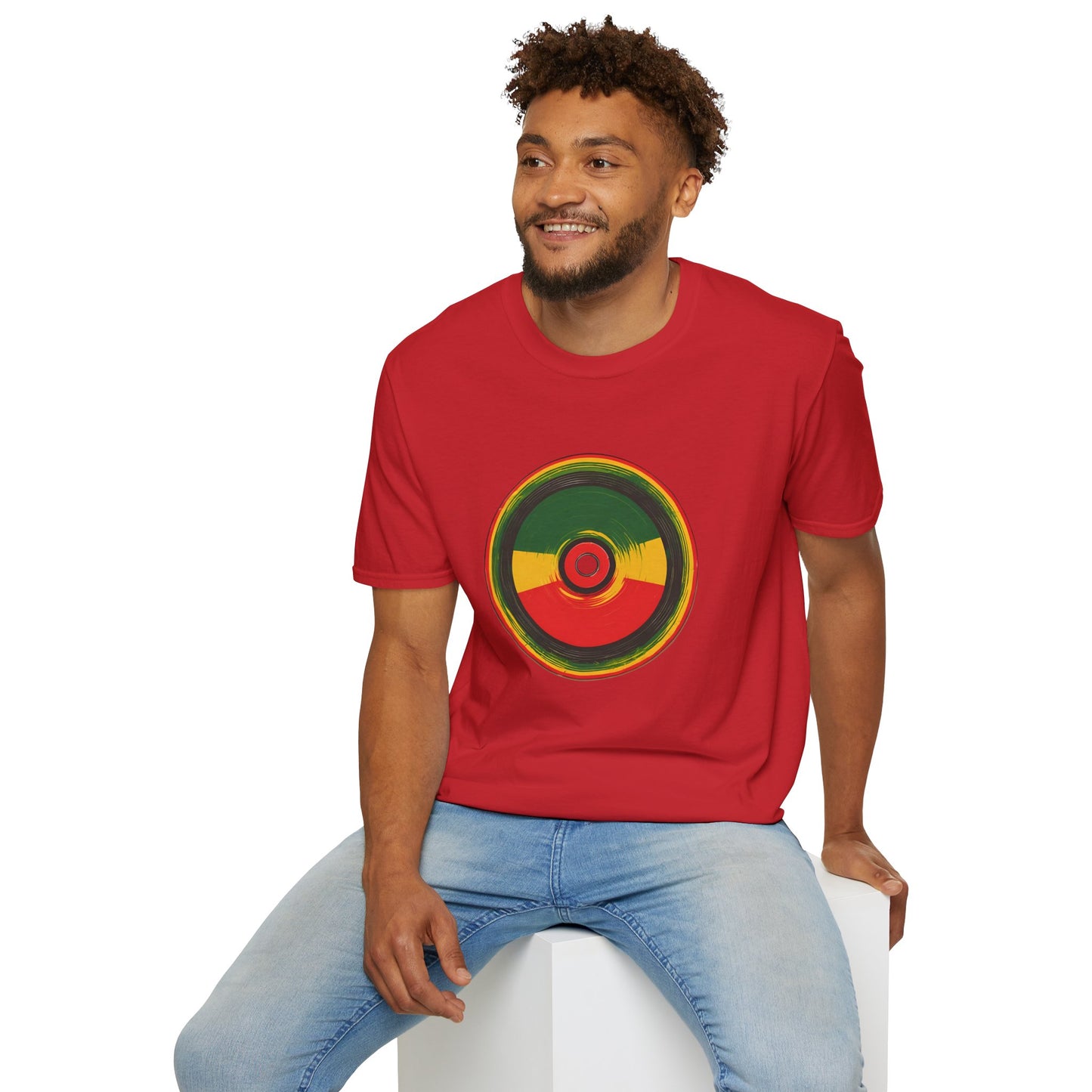 Reggae Retro Vinyl T-Shirt | Unisex Softstyle