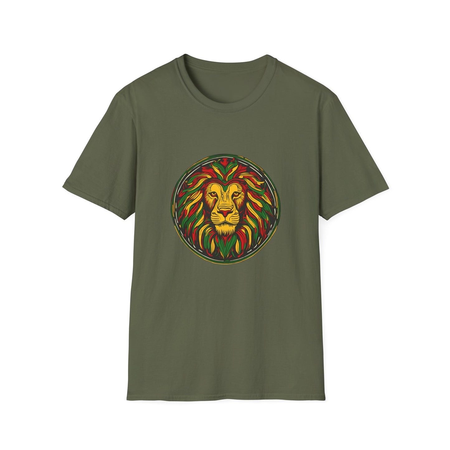 Lion Reggae T-Shirt | Unisex Softstyle