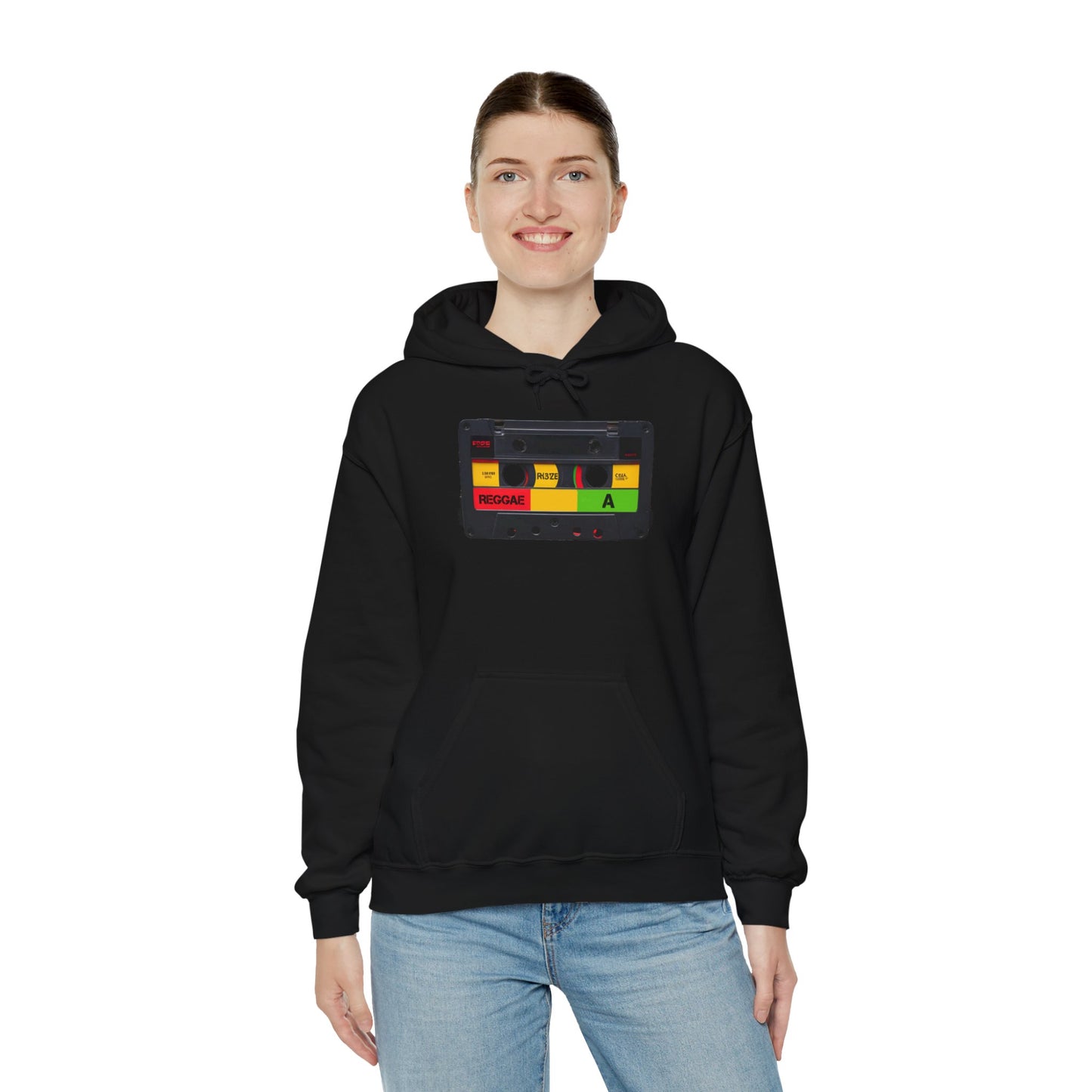 Reggae Cassette Hooded Sweatshirt | Unisex Heavy Blend™