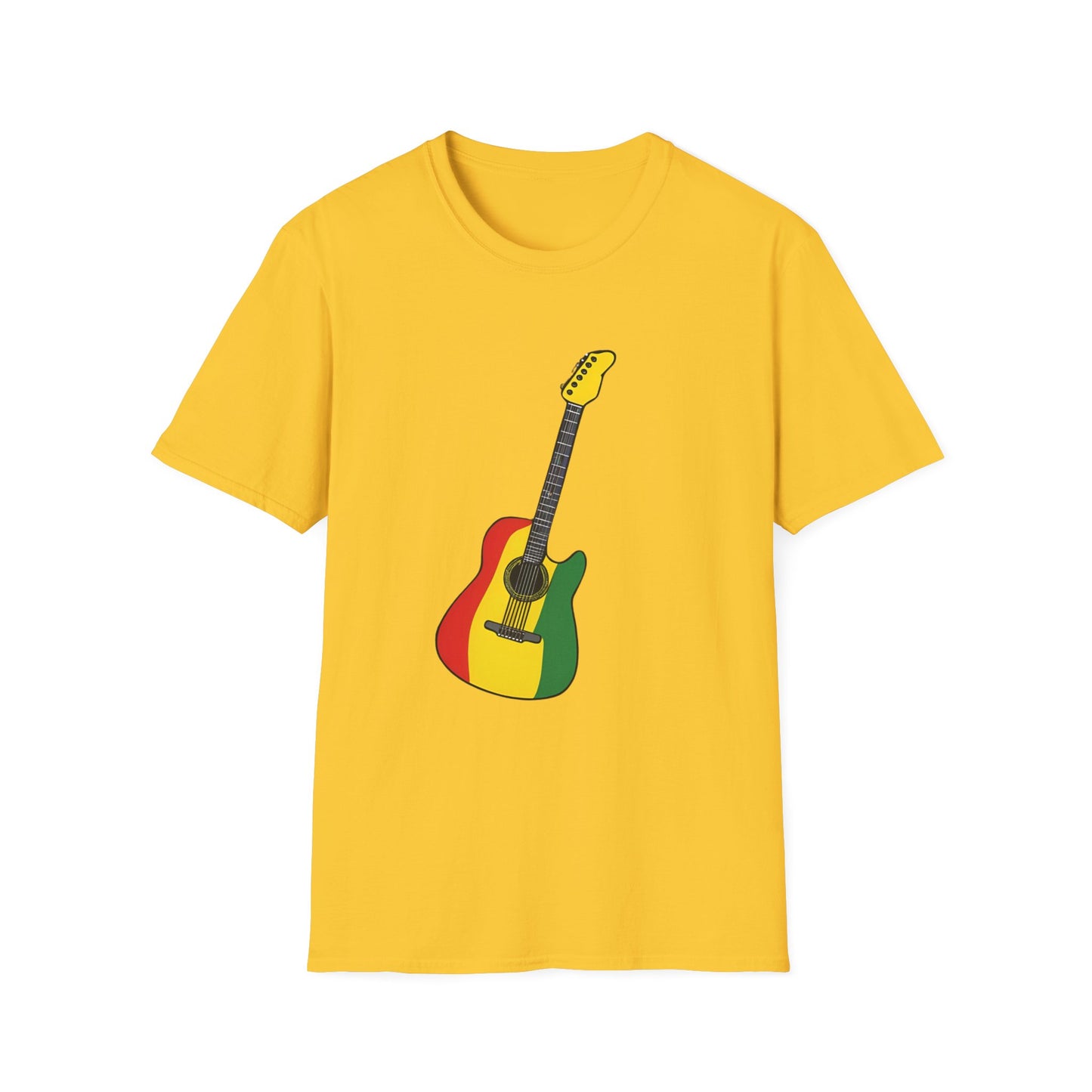 Reggae Guitar T-Shirt | Unisex Softstyle