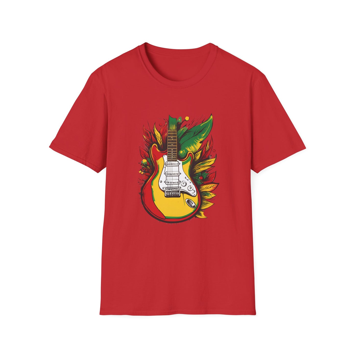 Reggae Guitar T-Shirt | Unisex Softstyle