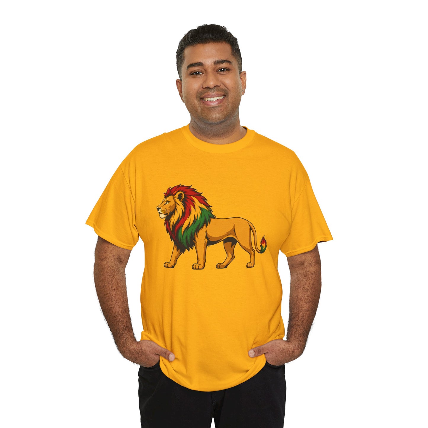 Rasta Mane Lion T-Shirt — Reggae Pride Graphic Tee