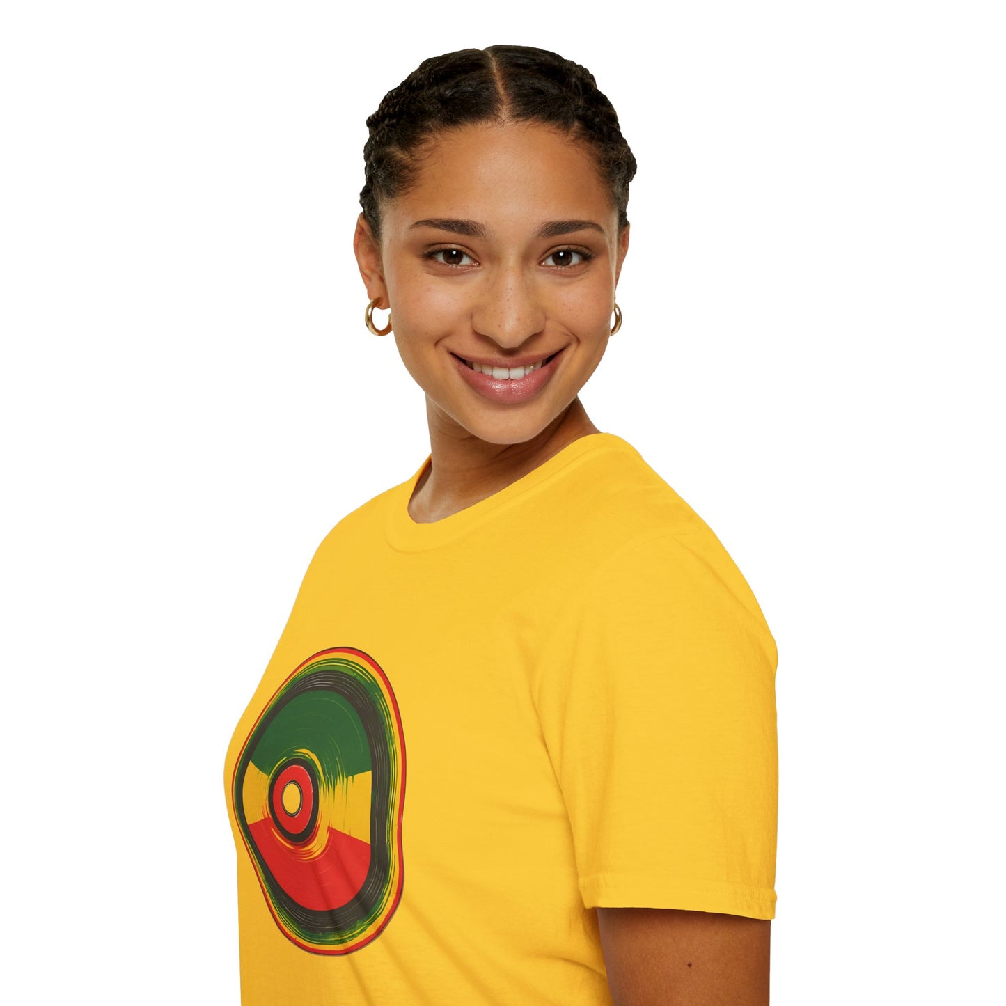 Reggae Retro Vinyl T-Shirt | Unisex Softstyle