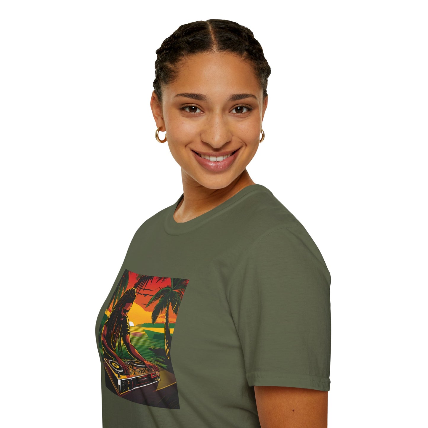 Reggae DJ Beach Unisex T-Shirt