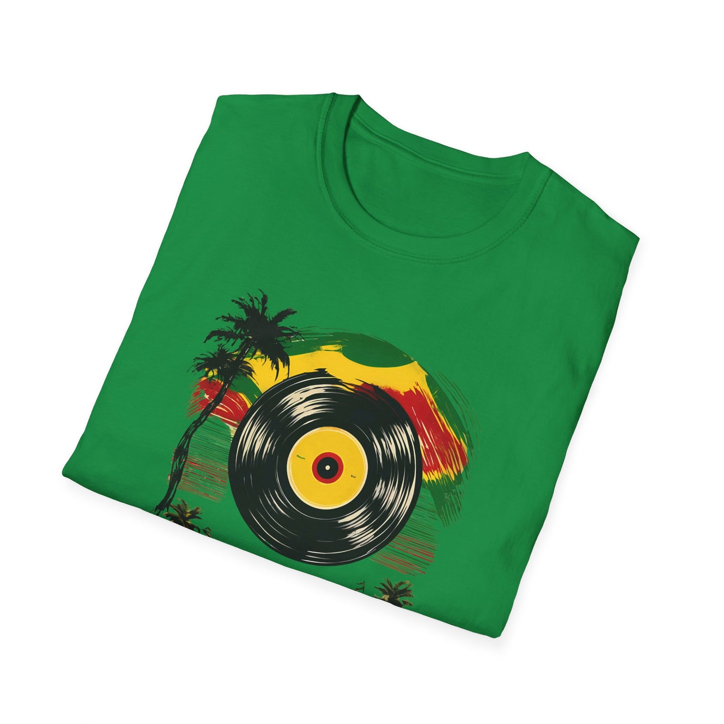 Retro Vinyl Reggae T-Shirt | Unisex Softstyle