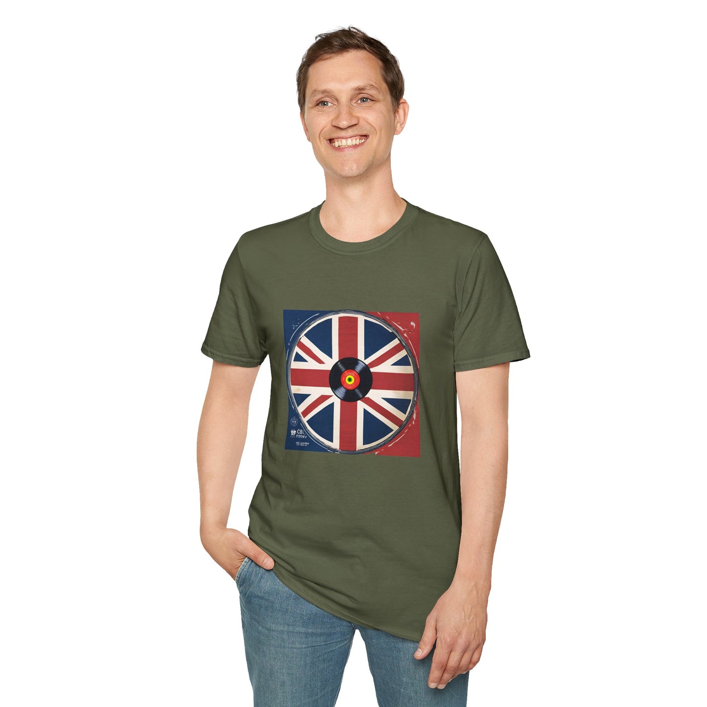 Reggae Vinyl UK T-Shirt | Unisex Softstyle