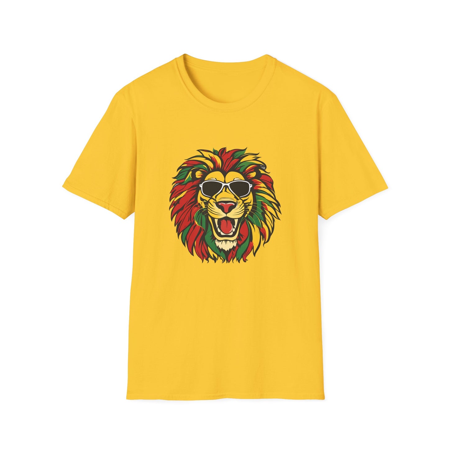 Reggae Lion T-Shirt | Unisex Softstyle