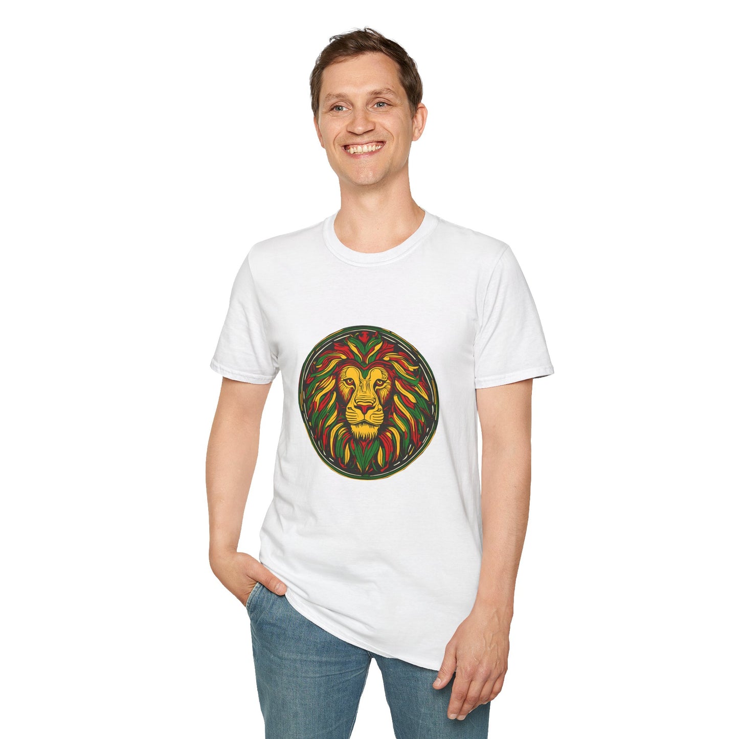 Lion Reggae T-Shirt | Unisex Softstyle