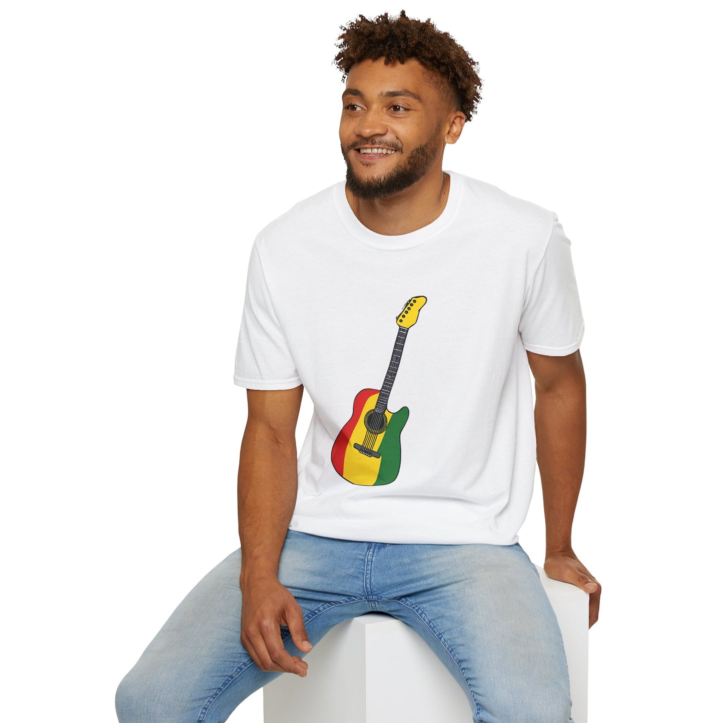 Reggae Guitar T-Shirt | Unisex Softstyle