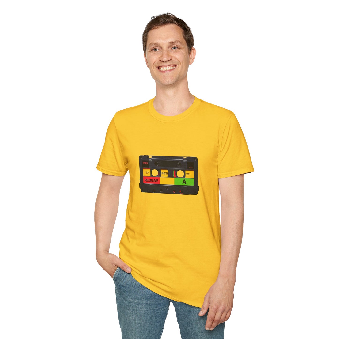 Cassette Tape Reggae T-Shirt | Unisex Softstyle