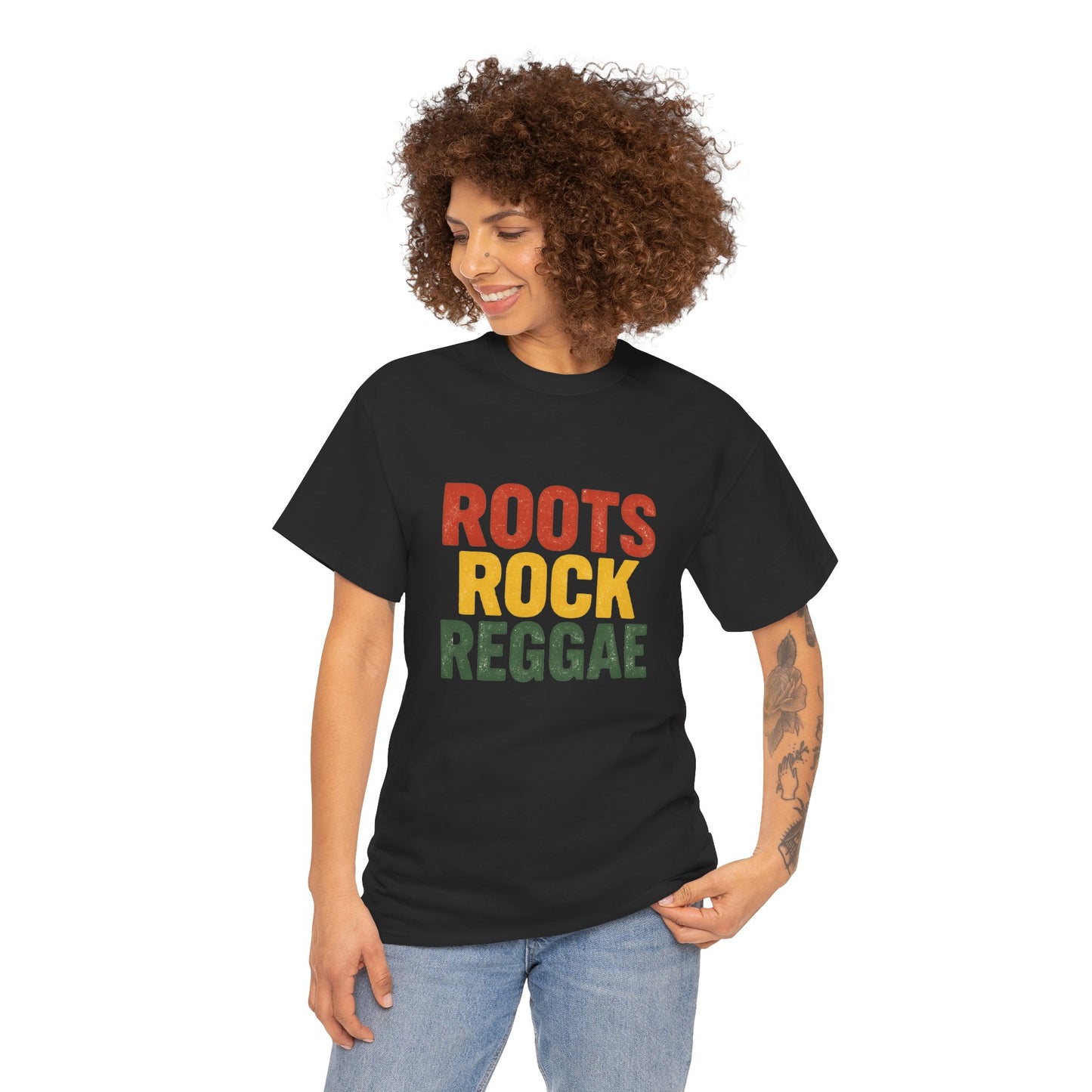 Roots Rock Reggae T-Shirt — Vintage Rasta Music Tee
