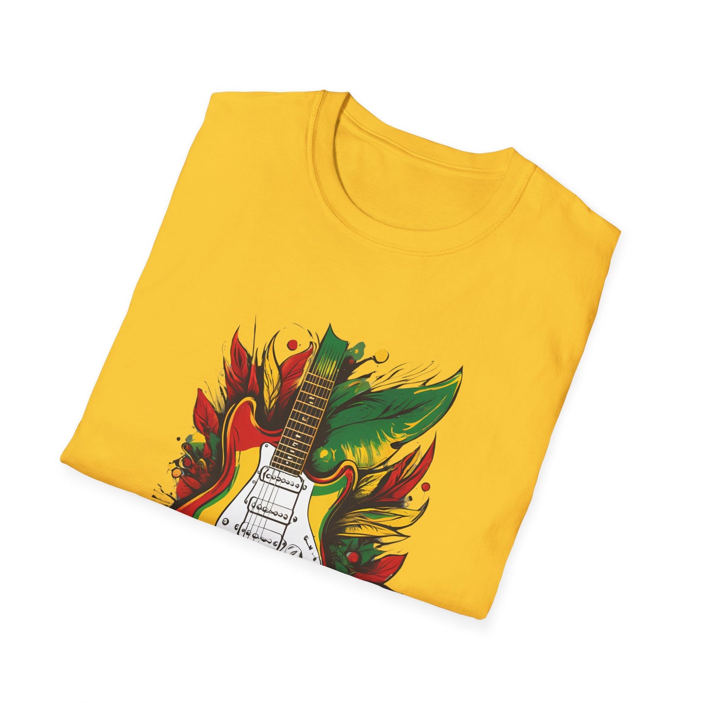 Reggae Guitar T-Shirt | Unisex Softstyle