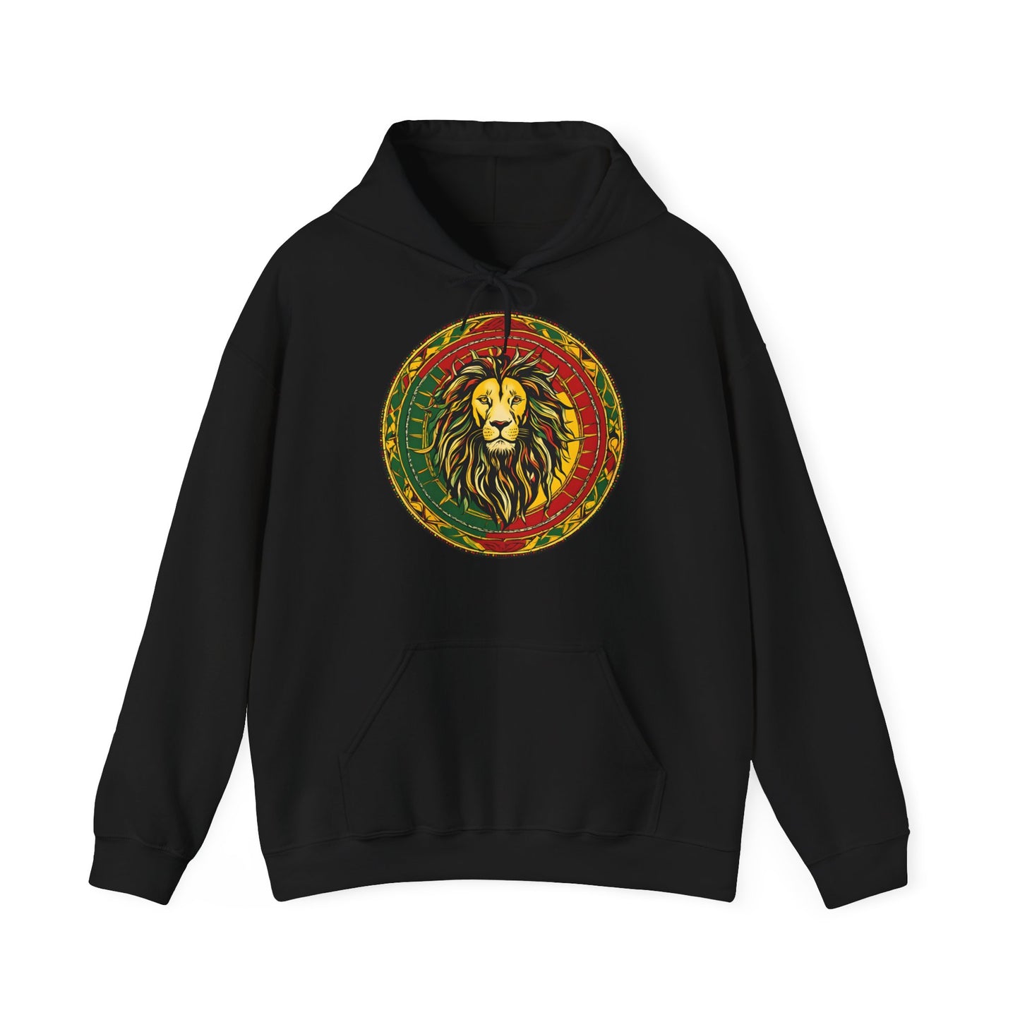 Reggae Lion Hooded Sweatshirt | Unisex Heavy Blend™