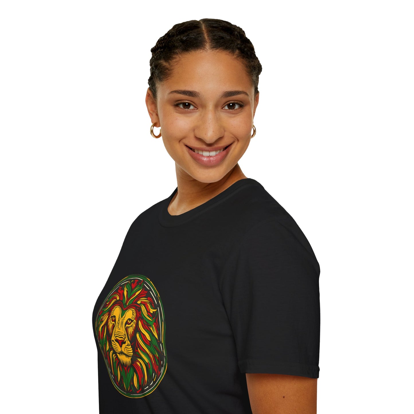 Lion Reggae T-Shirt | Unisex Softstyle