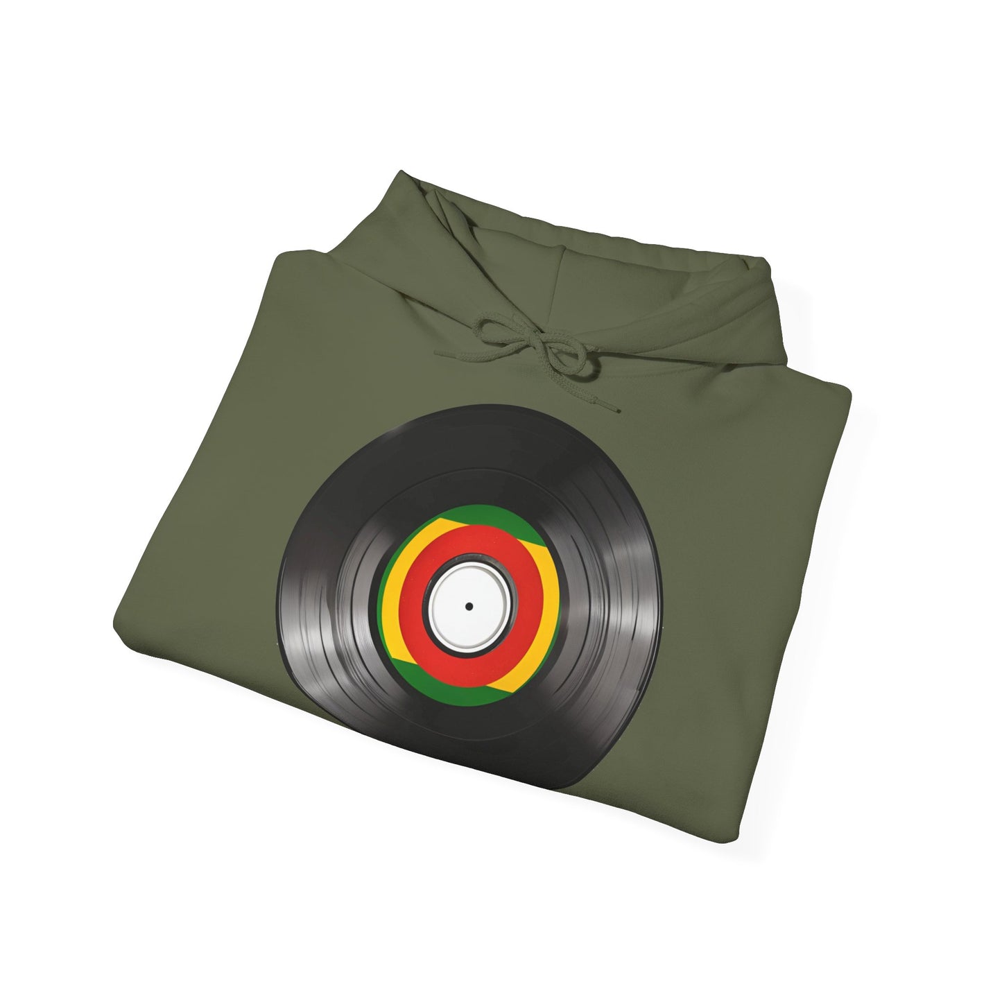 Reggae Vinyl Hooded Sweatshirt - Unisex Heavy Blend™