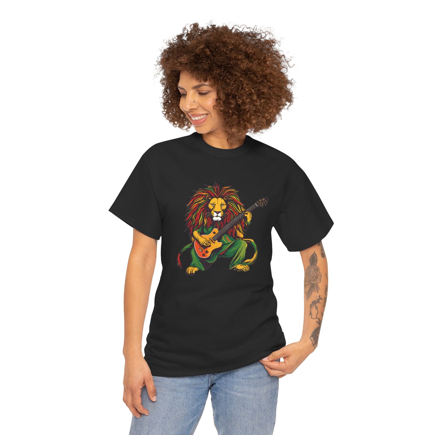Reggae Lion Guitar - Lion Classic T-Shirt
