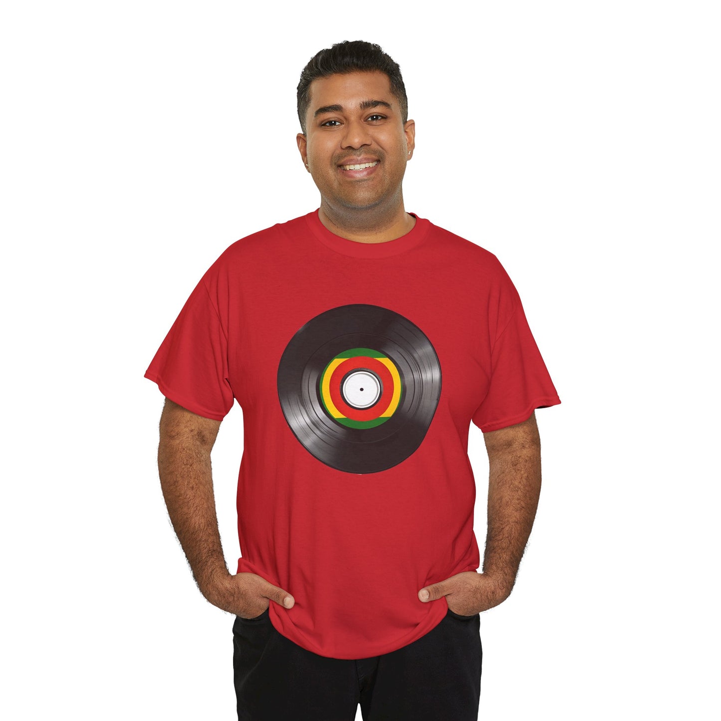 Vinyl Record Tee — Retro Music Record Graphic T-Shirt