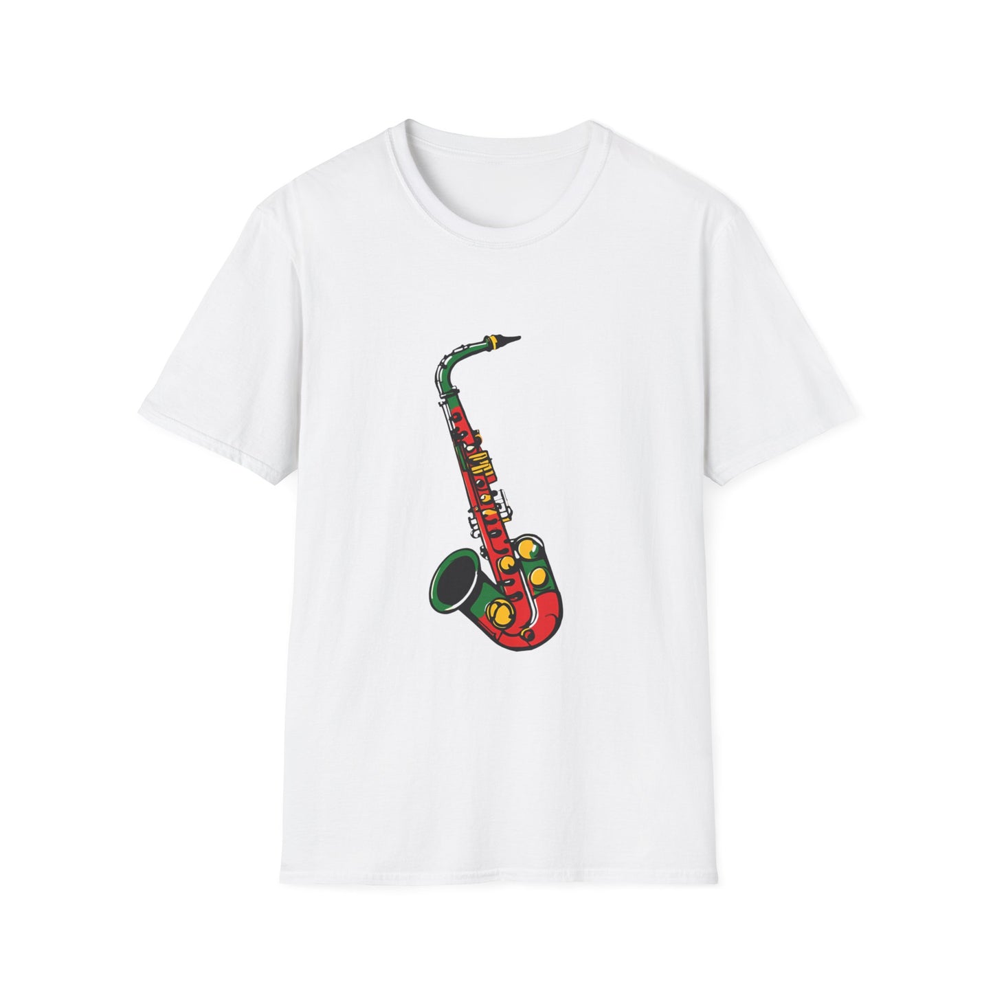 Reggae Saxophone T-Shirt | Unisex Softstyle