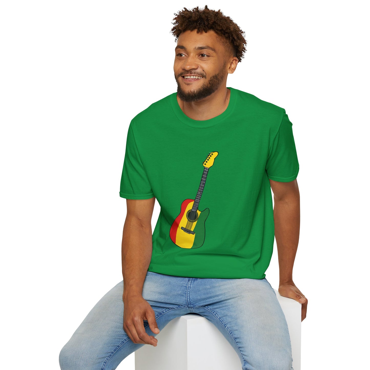 Reggae Guitar T-Shirt | Unisex Softstyle