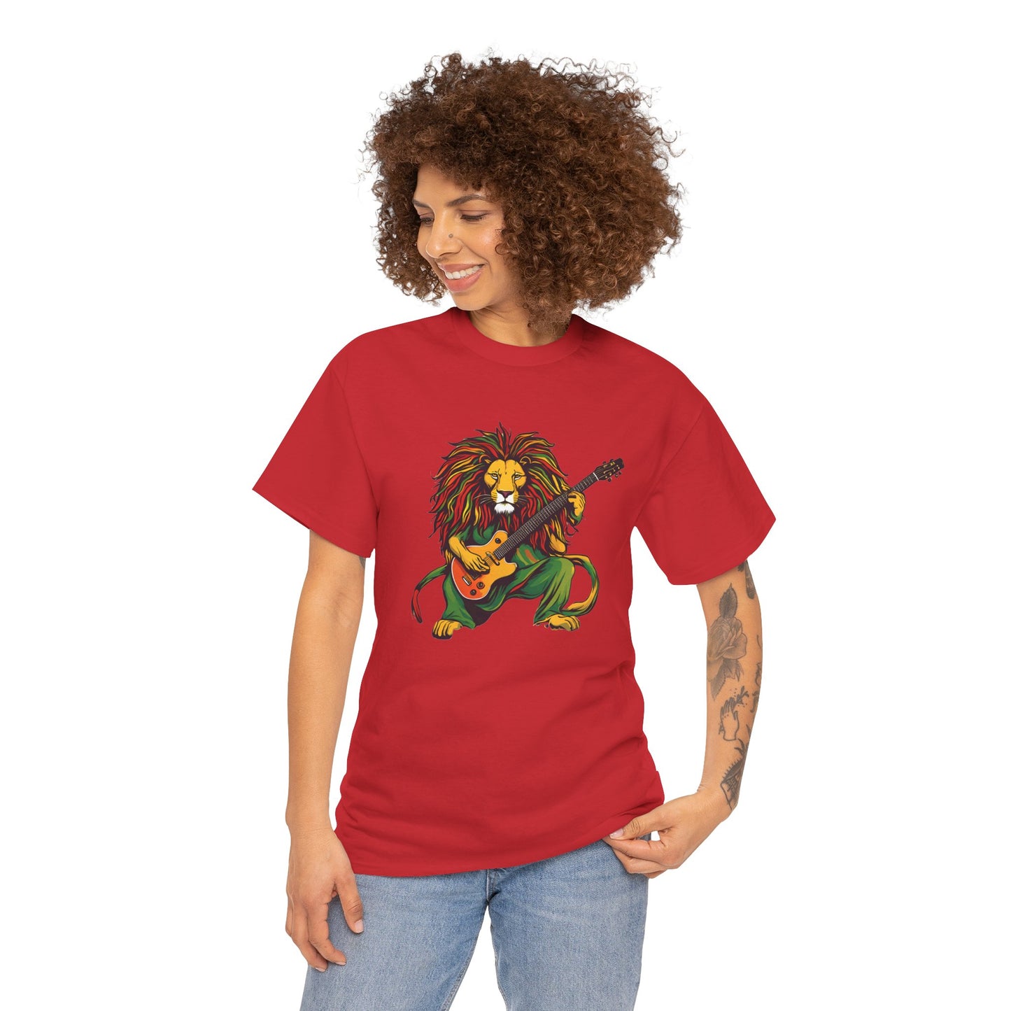 Reggae Lion Guitar - Lion Classic T-Shirt