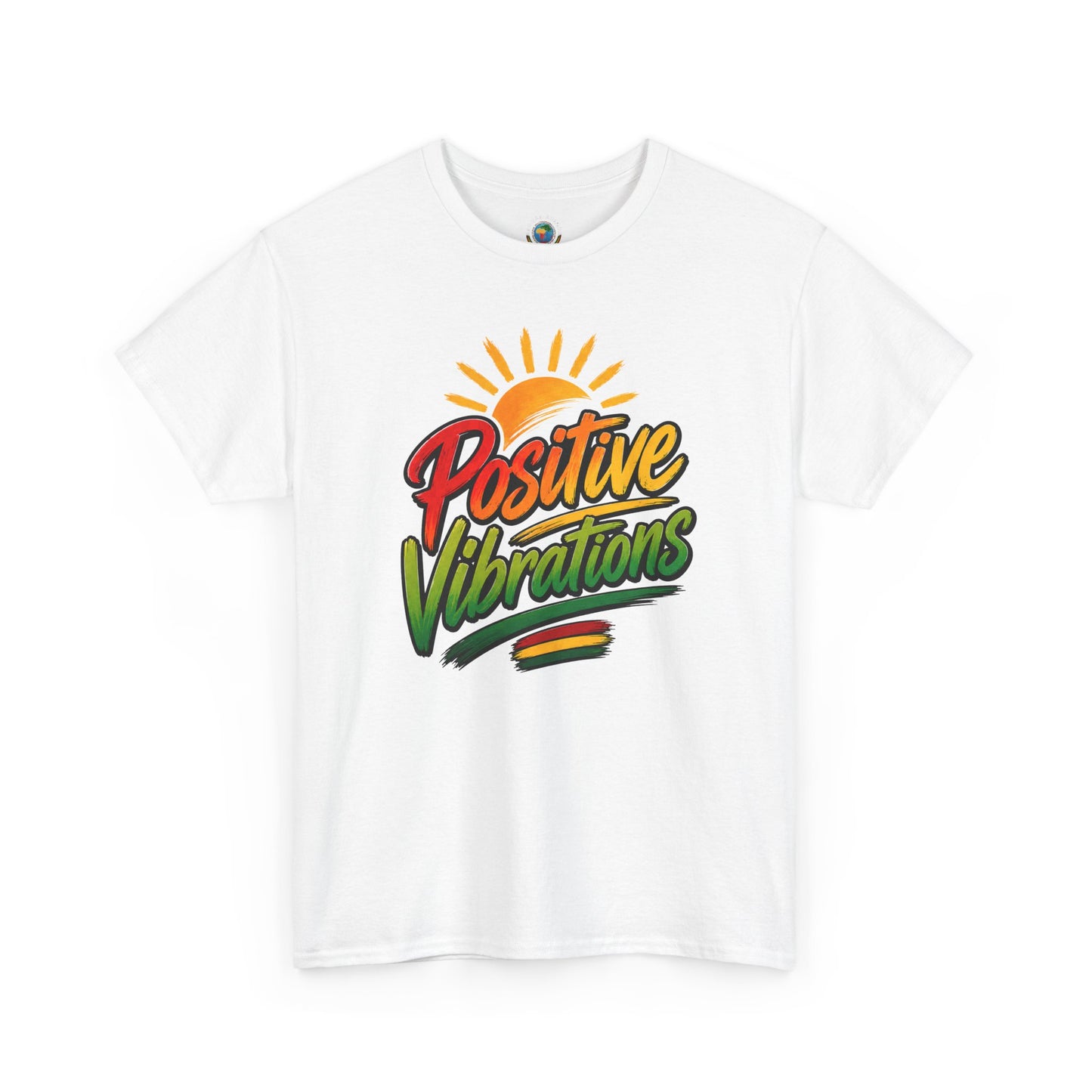 Positive Vibrations Tee — Retro Sunshine Graphic T-Shirt