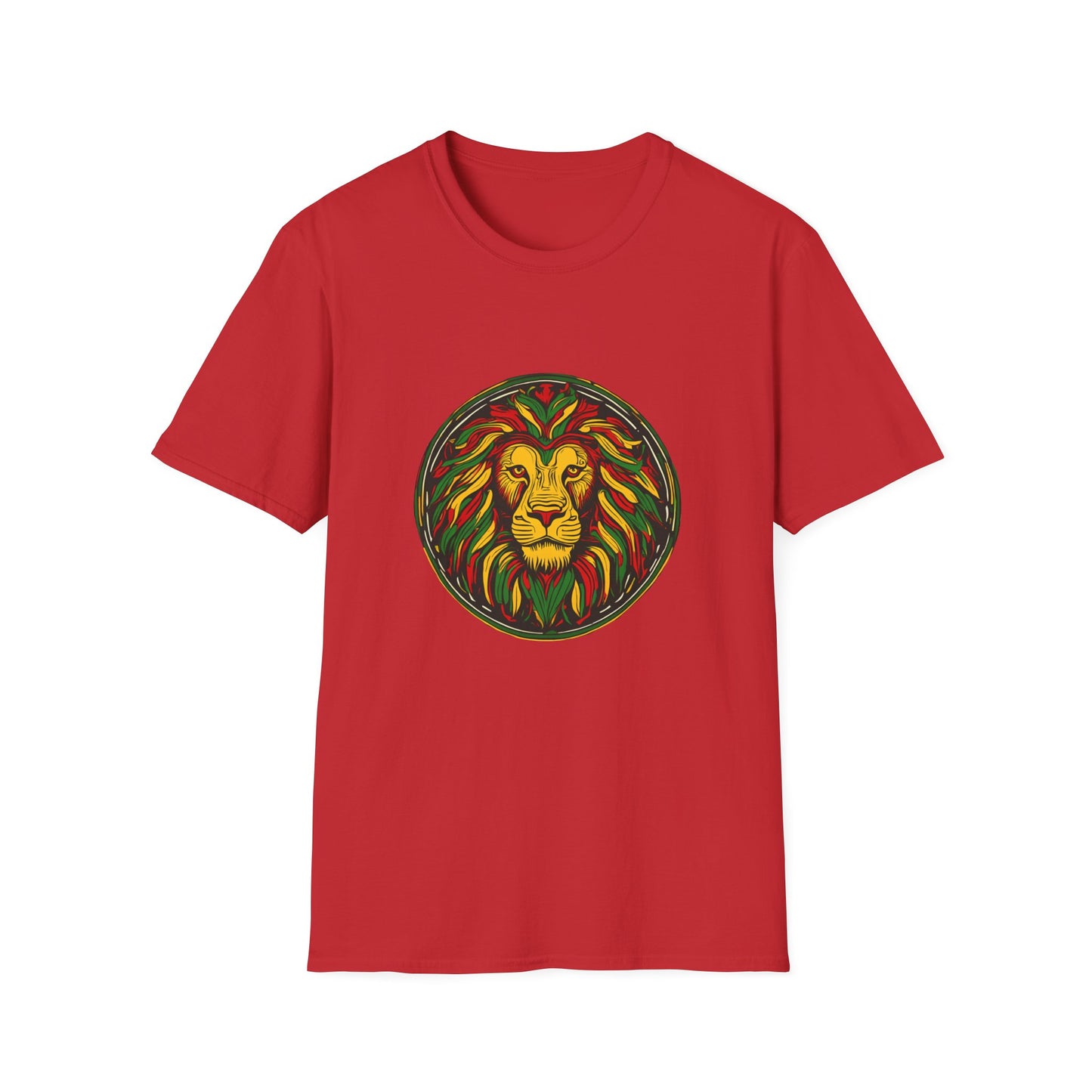 Lion Reggae T-Shirt | Unisex Softstyle