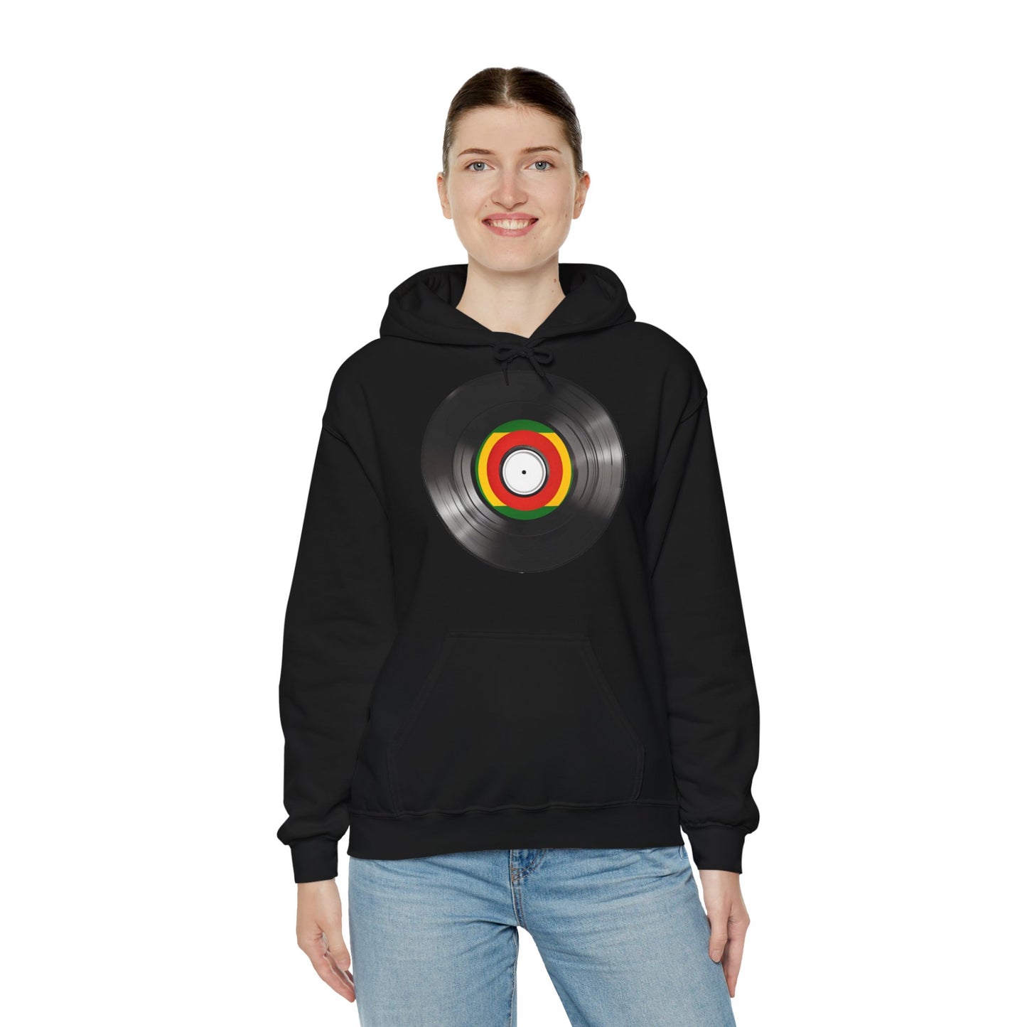 Reggae Vinyl Hooded Sweatshirt - Unisex Heavy Blend™