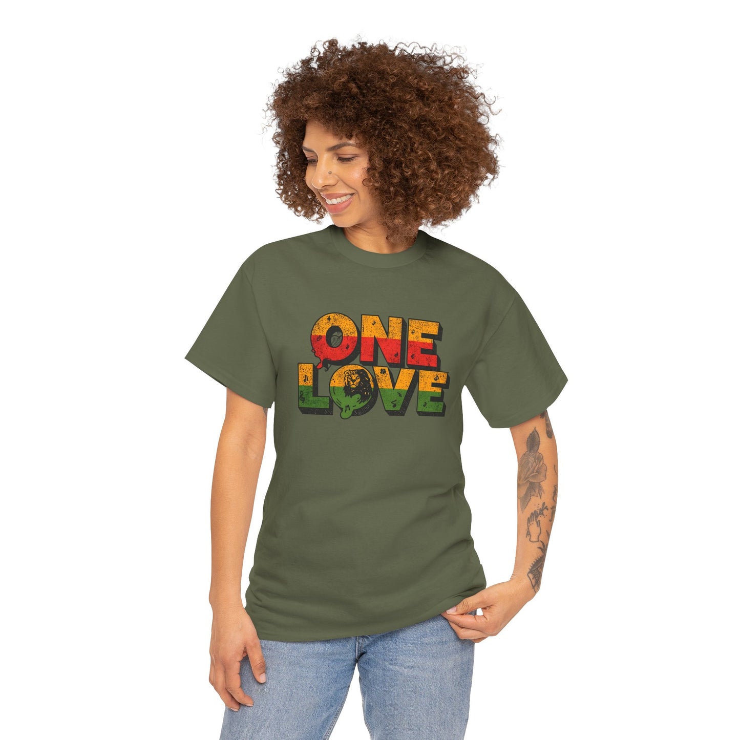One Love T‑Shirt — Rasta Reggae Graphic Tee