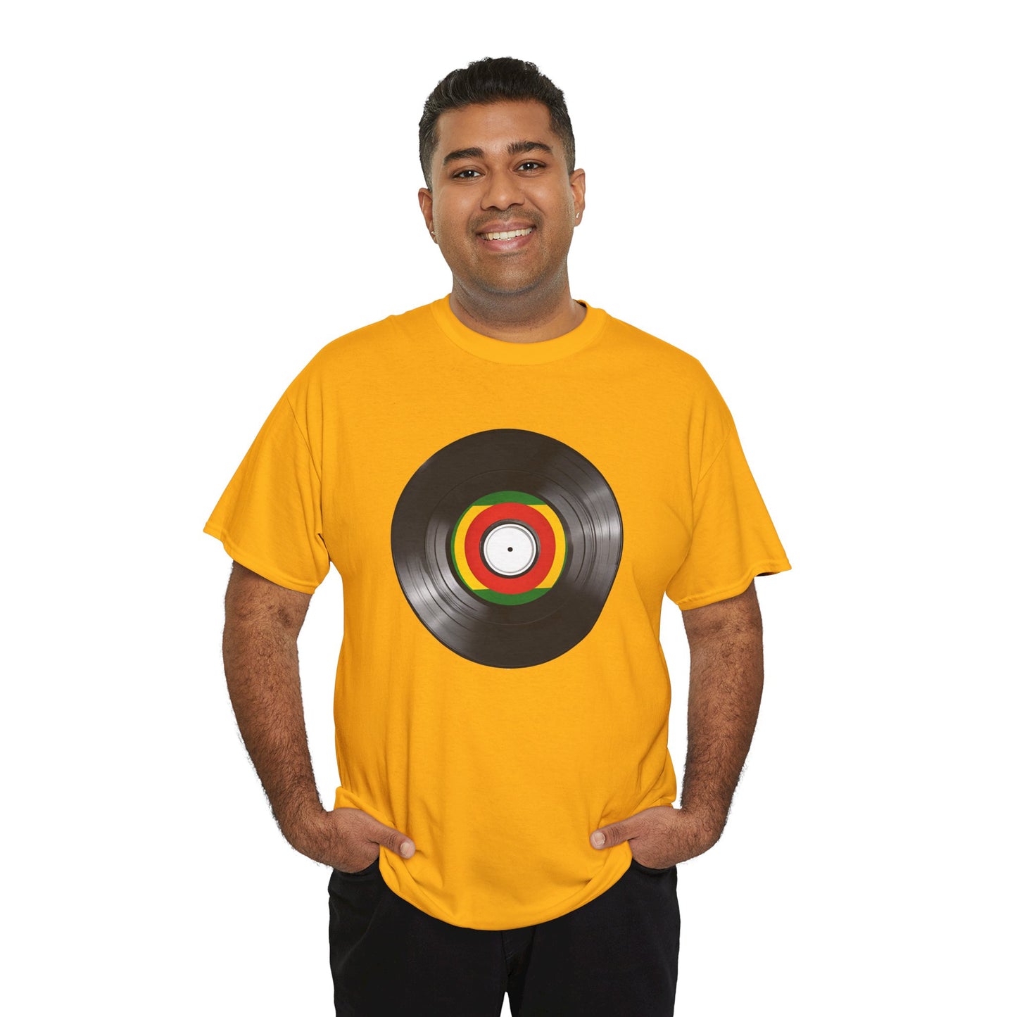 Vinyl Record Tee — Retro Music Record Graphic T-Shirt