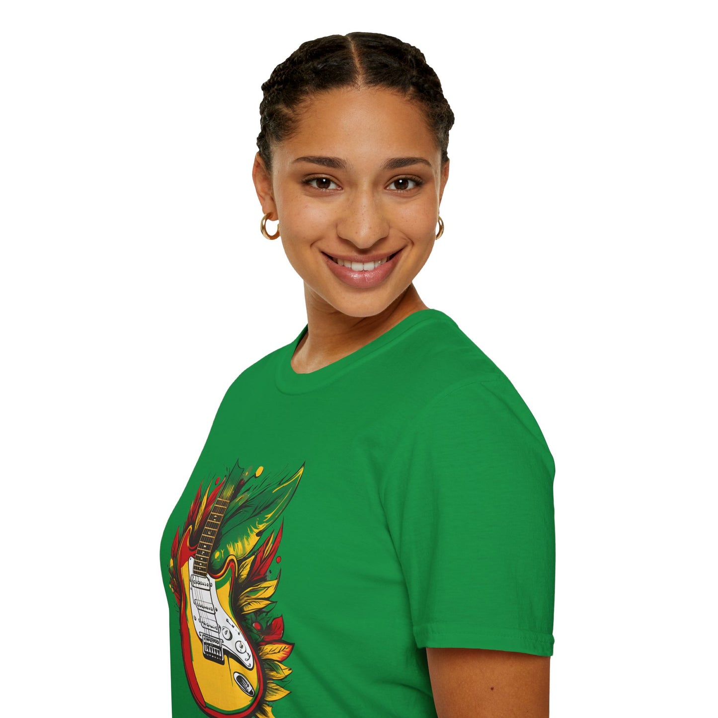 Reggae Guitar T-Shirt | Unisex Softstyle