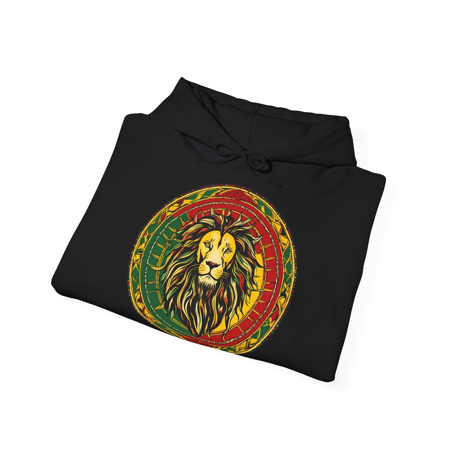 Reggae Lion Hooded Sweatshirt | Unisex Heavy Blend™