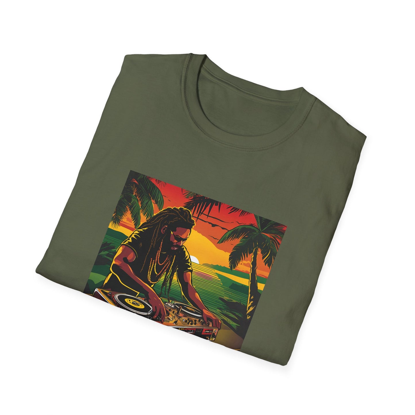 Reggae DJ Beach Unisex T-Shirt