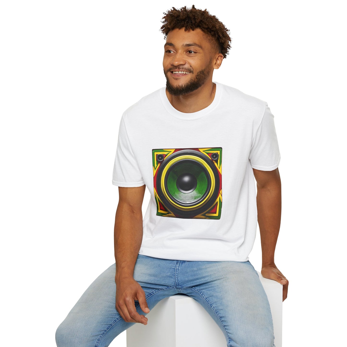 Reggae Speaker T-Shirt | Unisex Softstyle