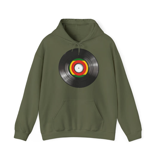 Reggae Vinyl Hooded Sweatshirt - Unisex Heavy Blend™