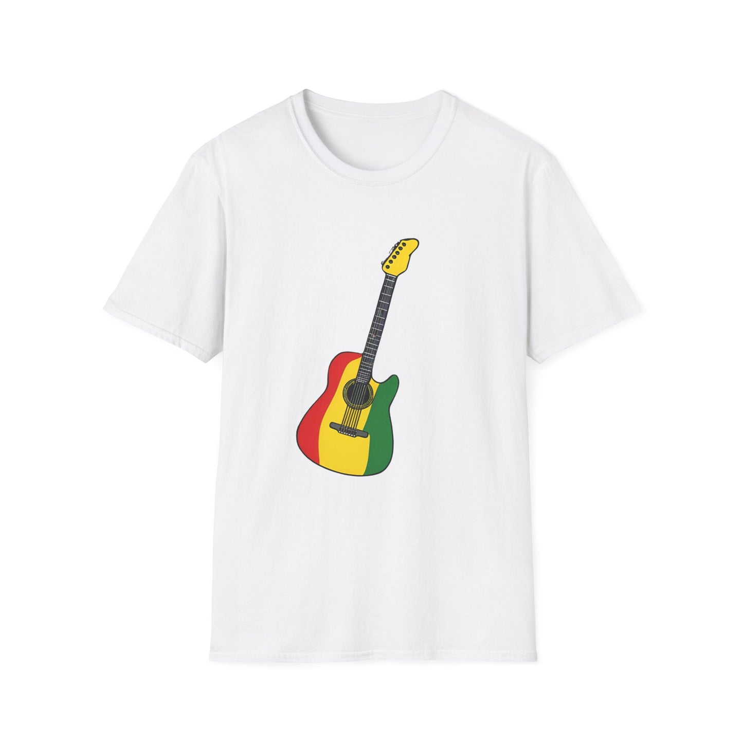 Reggae Guitar T-Shirt | Unisex Softstyle