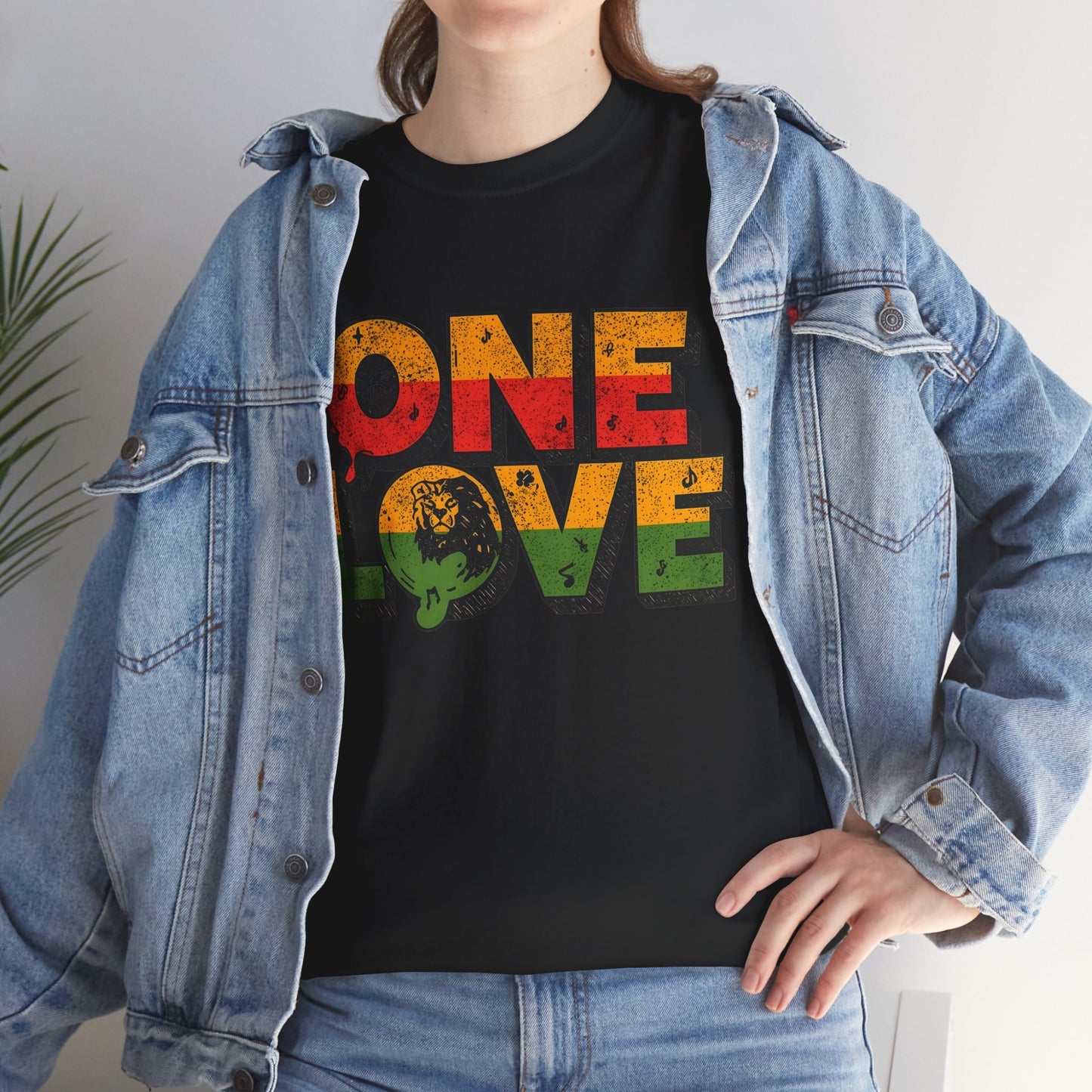 One Love T-Shirt – Retro Reggae Rasta Graphic Tee
