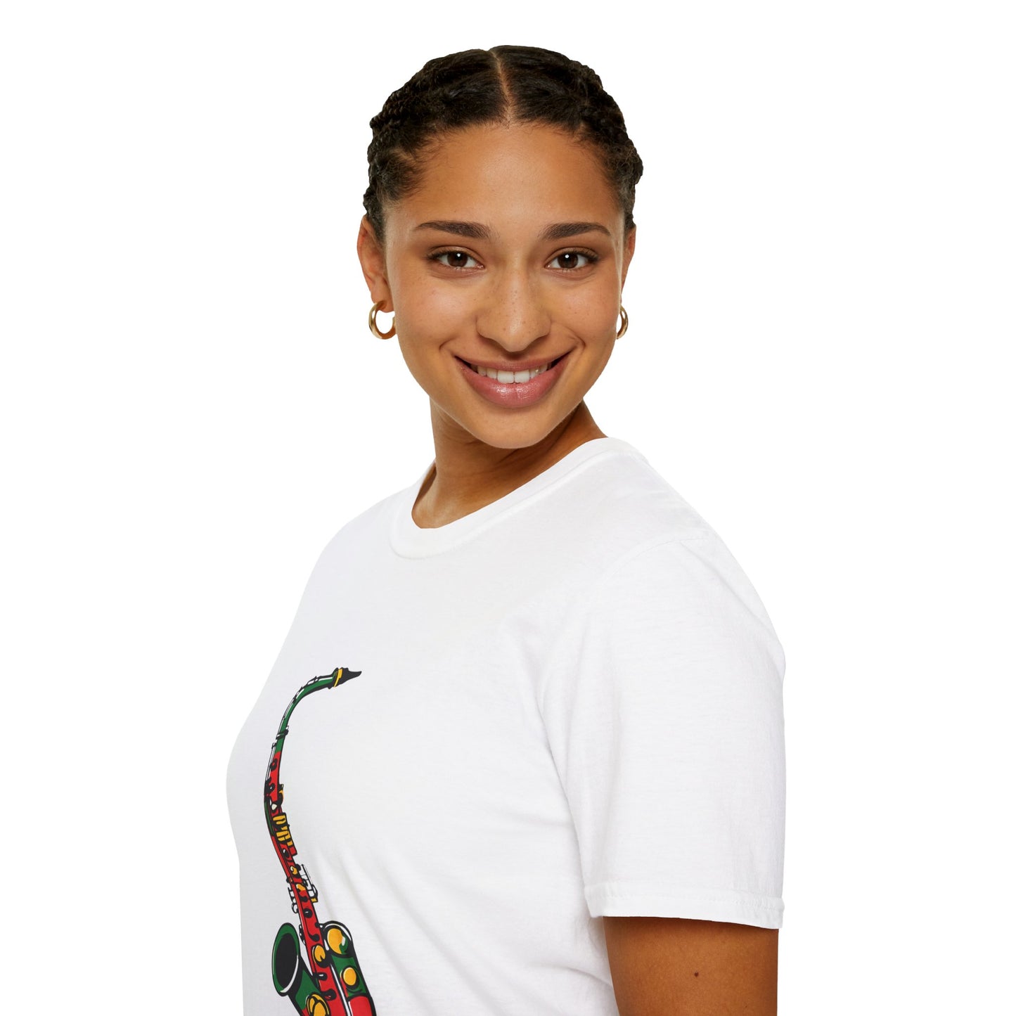 Reggae Saxophone T-Shirt | Unisex Softstyle