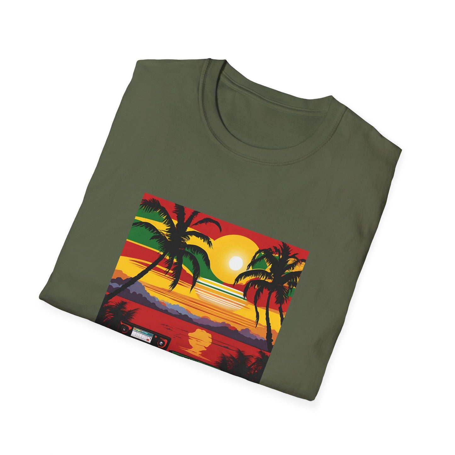 Reggae Beach T-Shirt | Unisex Softstyle