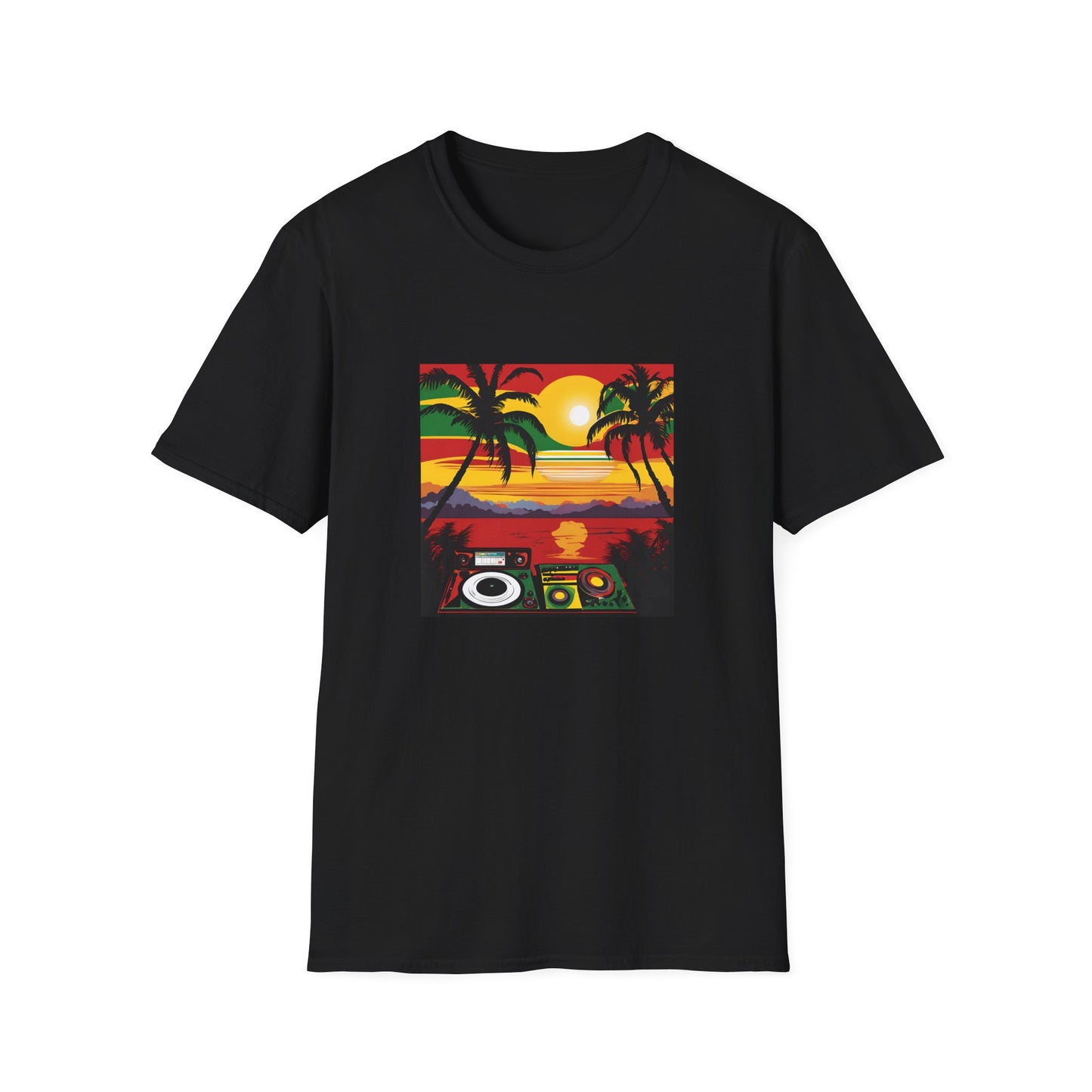 Reggae Beach T-Shirt | Unisex Softstyle