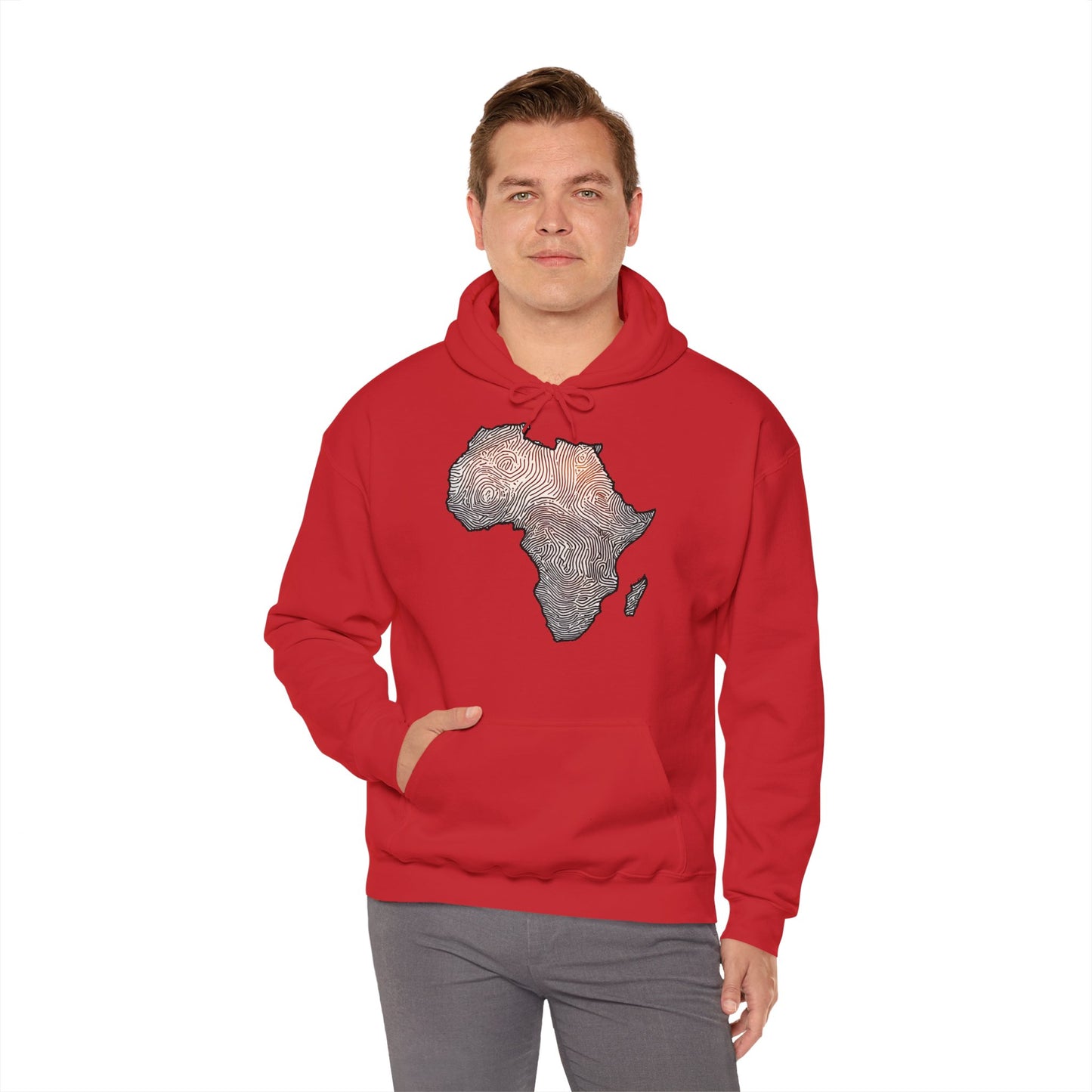 Z Fingerprint Africa Hoodie - Unisex Heavy Blend™