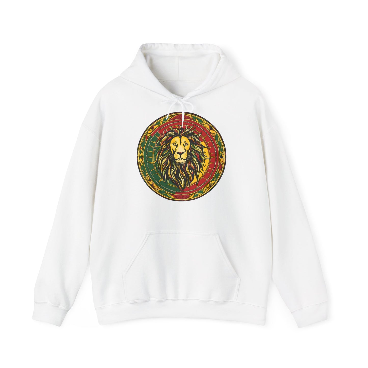 Reggae Lion Hooded Sweatshirt | Unisex Heavy Blend™